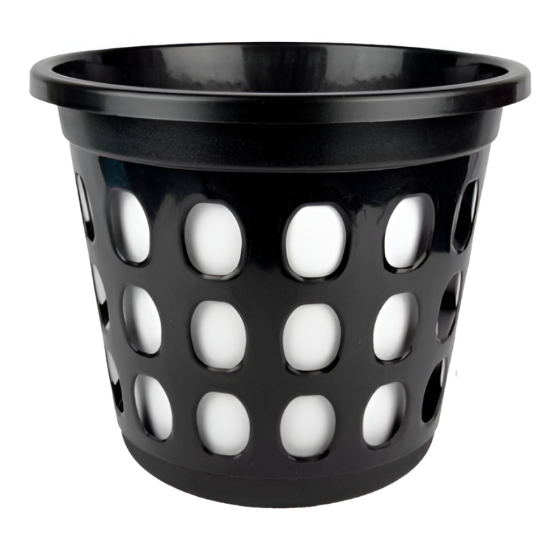 CESTO TELADO 5 LITROS PRETO PLASMOTTA REF. 52