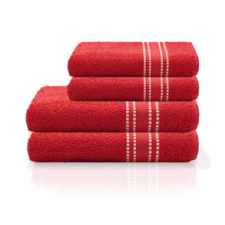 TOALHA LINEA P/BANHO VERMELHO 62X120 R5023