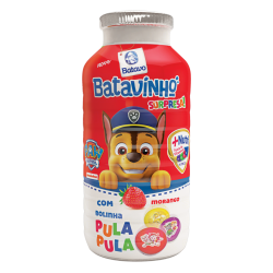 IOGURTE PARCIALMENTE DESNATADO MORANGO PAW PATROL BATAVO BATAVINHO SURPRESA FRASCO 110G