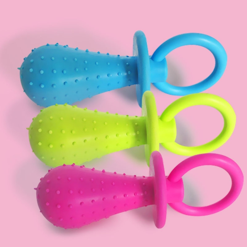BRINQUEDO BORRACHA CHUPETA GRANDE13CM ZN 0849