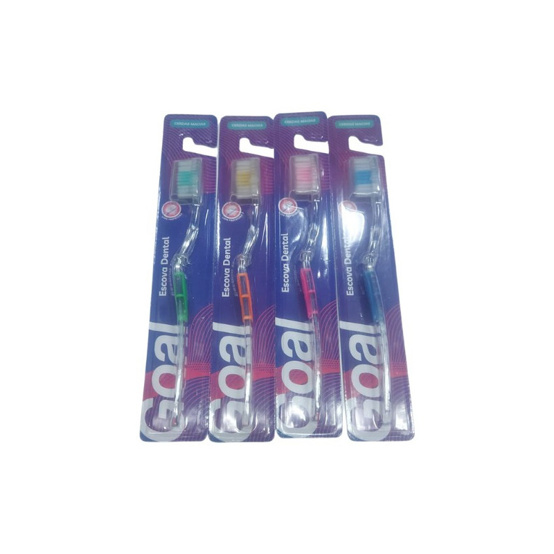 ESCOVA DENTAL USO ADULTO COM CERDAS FLEXIVEIS REF. GL0149 GOAL
