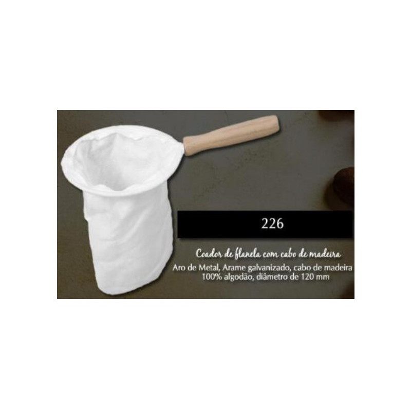 COADOR DE FLANELA  120MM RF226 1UN