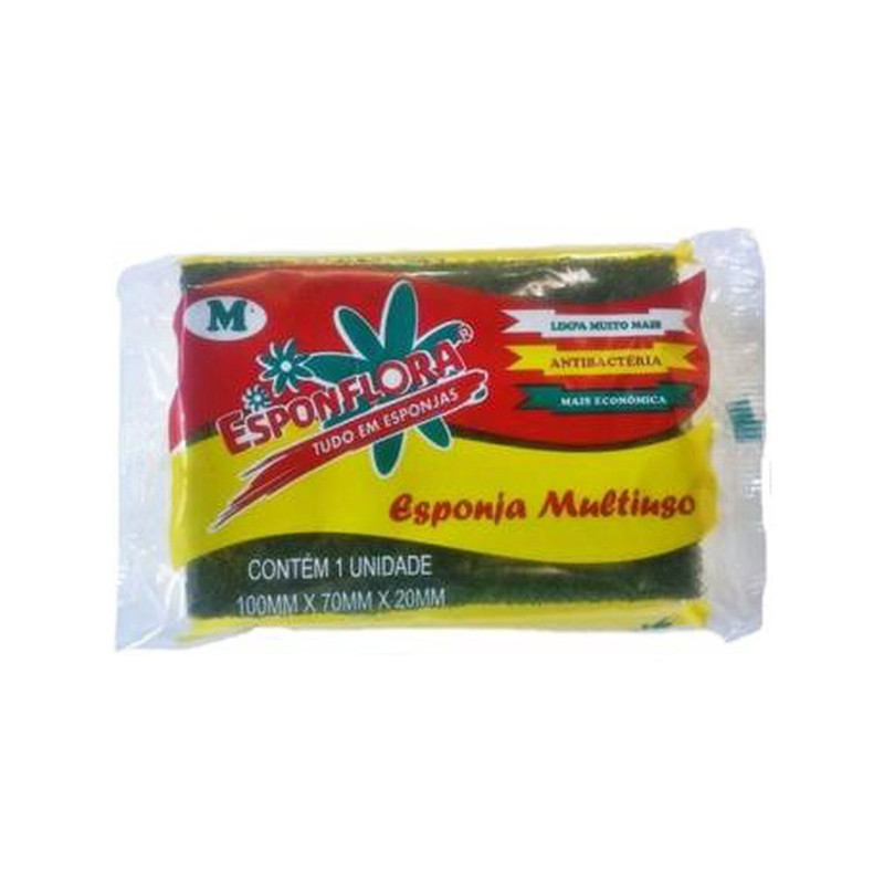 ESPONJA M-U C/1 100X70X20MM RF77247 ESPONJAFLOR