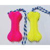 BRINQUEDO BORRACHA OSSO COM CORDA ZN0049