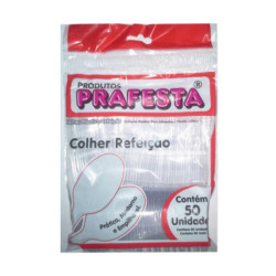 PRAFESTA COLHER REFEICAO C/50 CRISTAL RF7030