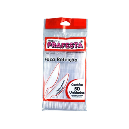PRAFESTA FACA REFEICAO C/50 RF7054
