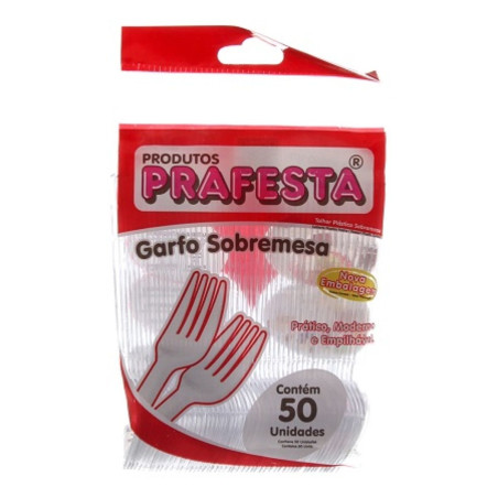 PRAFESTA GARFO SOBREM CRISTAL C/50 RF9950