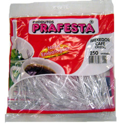 PRAFESTA MEXEDOR P/CAFE C/250 CRISTAL RF8755