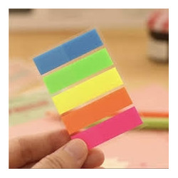 BLOCO DE PAPEL COLORIDO P/ ANOTACOES - 5 UNIDADES - REF: BF580
