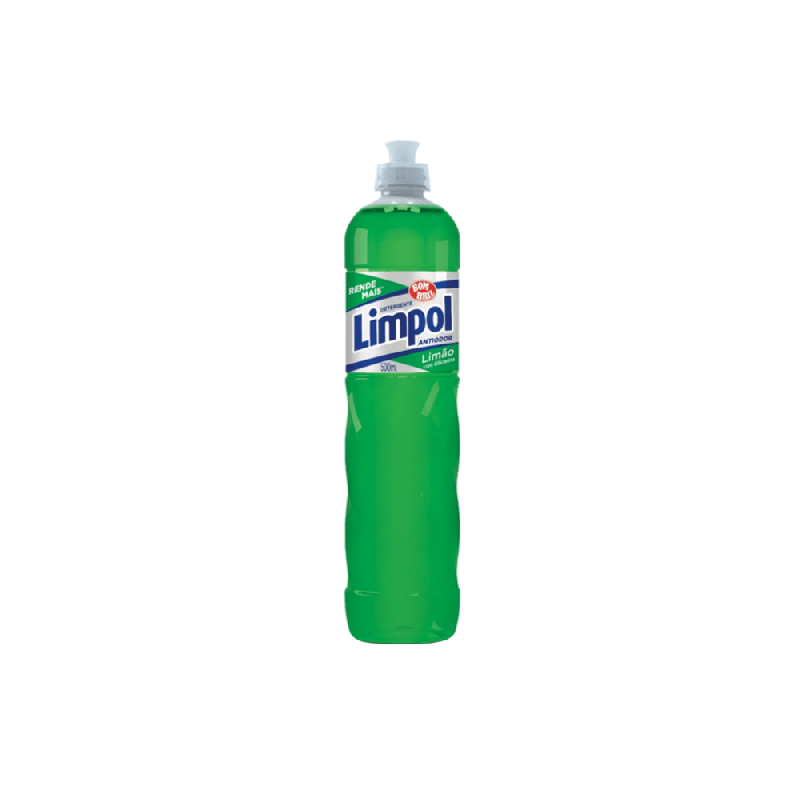 DETERGENTE LÍQUIDO LIMÃO LIMPOL SQUEEZE 500ML