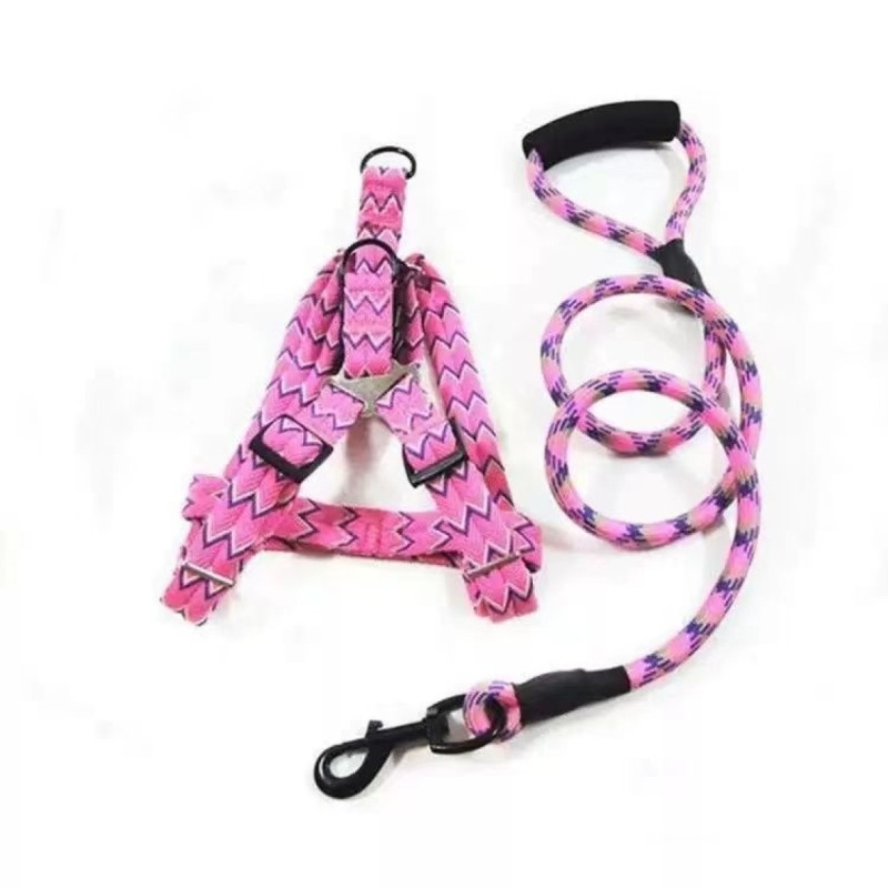 GUIA E PEITORAL 0,8CM PARA PETS ZN0059