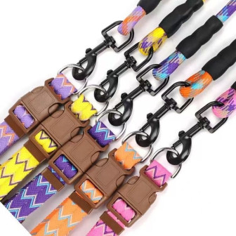 GUIA E PEITORAL 0,8CM PARA PETS ZN0059