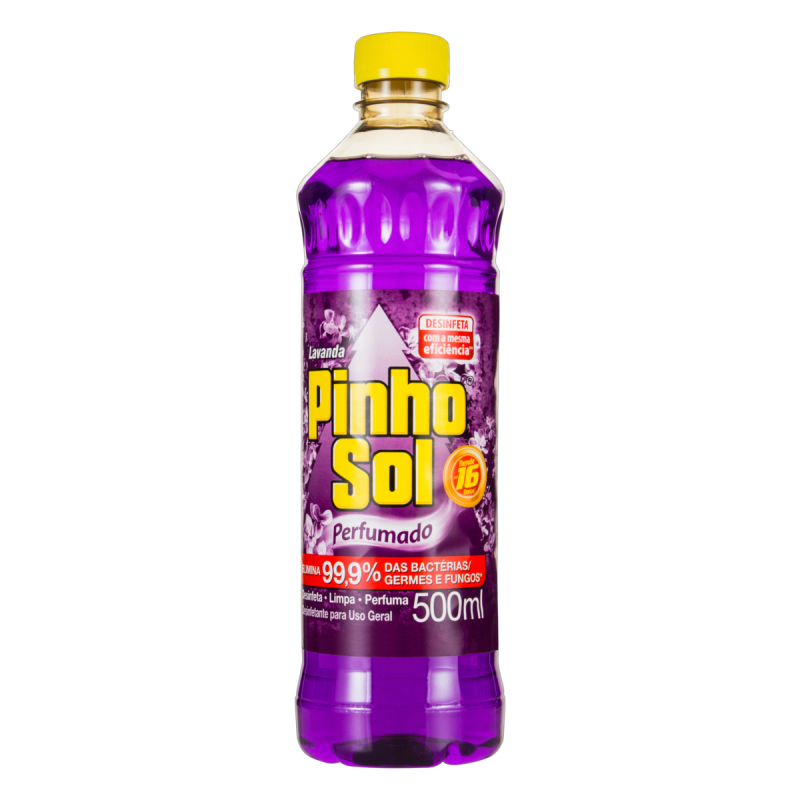DESINFETANTE PERFUMADO LAVANDA PINHO SOL FRASCO 500ML