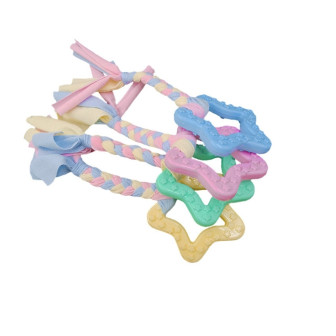 BRINQUEDO BORRACHA ESTRELA COM CORDA ZN 0873