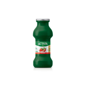 LEITE FERMENTADO PARCIALMENTE DESNATADO MORANGO ACTIVIA FRASCO 150G