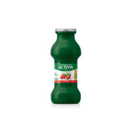 LEITE FERMENTADO PARCIALMENTE DESNATADO MORANGO ACTIVIA FRASCO 150G