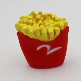 BRINQUEDO DE BORRACHA BATATA FRITA ZN0080