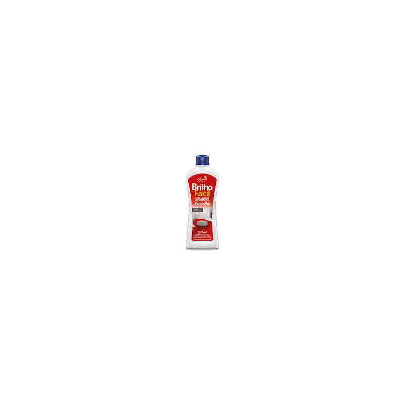 CERA LÍQUIDA AUTOBRILHO VERMELHA BRILHO FÁCIL FRASCO 750ML