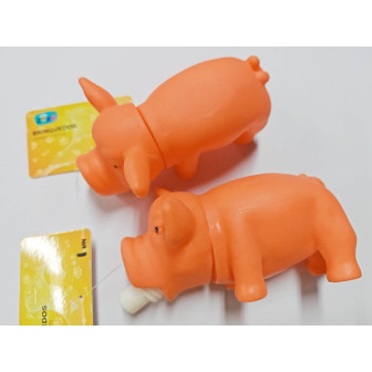 BRINQUEDO BORRACHA PORCO P ZN0045