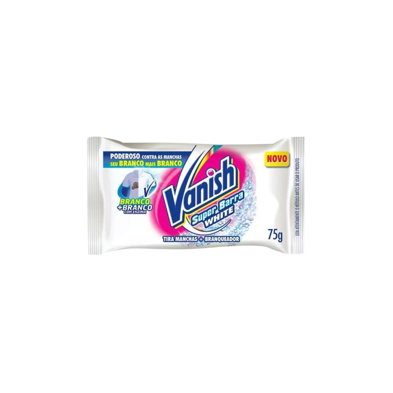 TIRA-MANCHAS BARRA BRANQUEADOR VANISH WHITE PACOTE 75G