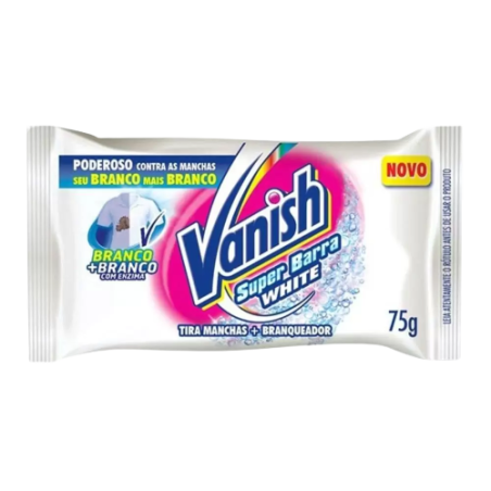 TIRA-MANCHAS BARRA BRANQUEADOR VANISH WHITE PACOTE 75G