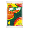 ESPONJA MULTIUSO BRILHUS LEVE 4 PAGUE 3 UNIDADES