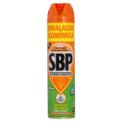 MULTI-INSETICIDA AEROSSOL À BASE DE ÁGUA ÓLEO DE EUCALIPTO SBP FRASCO 380ML SPRAY EMBALAGEM ECONÔMICA
