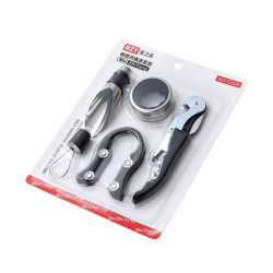 KIT ABRIDOR DE VINHO 4PÇS EM9823