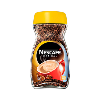 CAFÉ SOLÚVEL GRANULADO SUAVE NESCAFÉ MATINAL VIDRO 100G