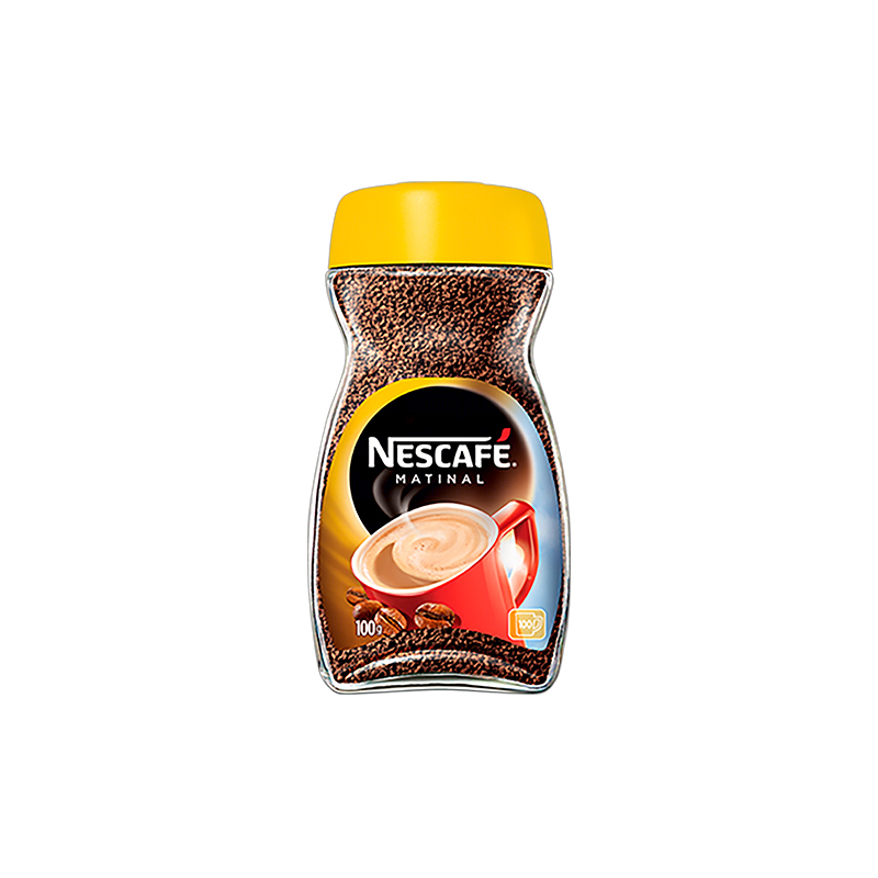 CAFÉ SOLÚVEL GRANULADO SUAVE NESCAFÉ MATINAL VIDRO 100G