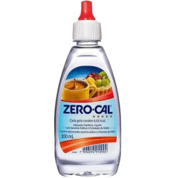 ADOÇANTE LÍQUIDO SACARINA ZERO CAL FRASCO 100ML