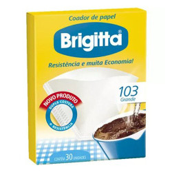 FILTRO DE PAPEL BRIGITTA 103 CAIXA 30 UNIDADES
