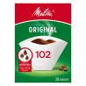 FILTRO DE PAPEL ORIGINAL MELITTA 102 CAIXA 30 UNIDADES