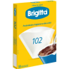 FILTRO DE PAPEL BRIGITTA 102 CAIXA 30 UNIDADES