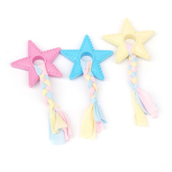 EM BRINQUEDO BORRACHA ESTRELA COM CORDA ZN 0881