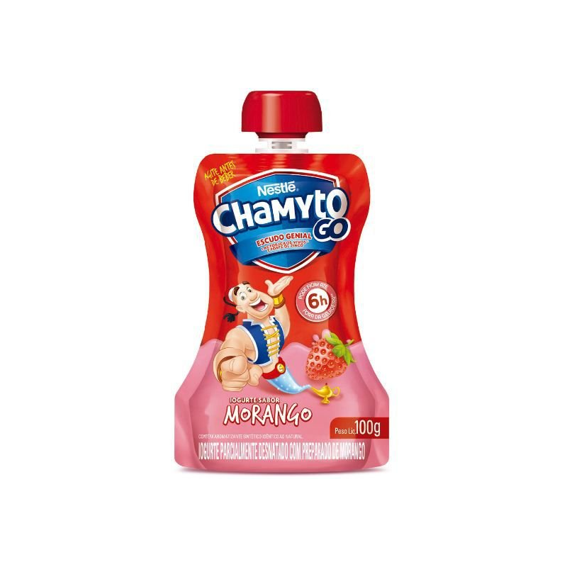 IOGURTE MORANGO CHAMYTO GO SQUEEZE 100G