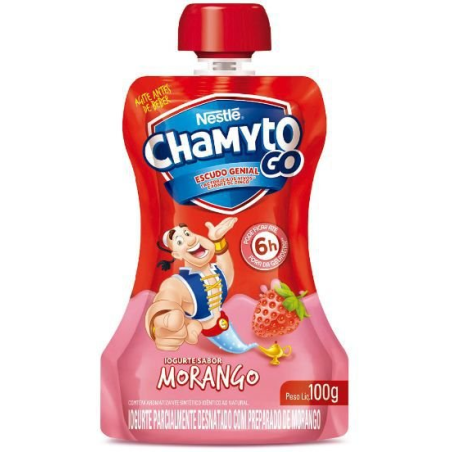 IOGURTE MORANGO CHAMYTO GO SQUEEZE 100G