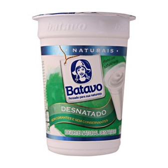 IOGURTE DESNATADO BATAVO NATURAIS COPO 170G