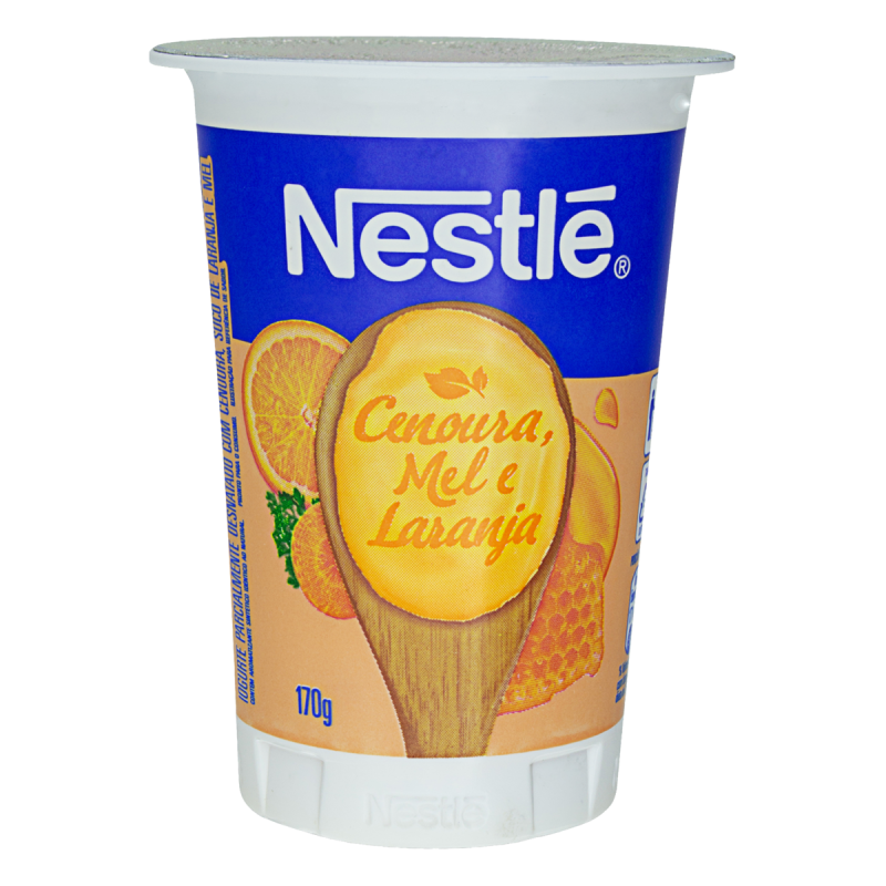 IOGURTE PARCIALMENTE DESNATADO CENOURA, LARANJA E MEL NESTLÉ COPO 170G