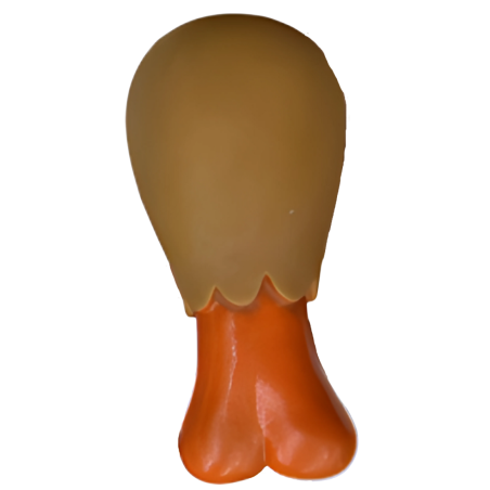 BRINQUEDO BORRACHA COXA FRANGO ZN0037