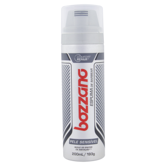 ESPUMA DE BARBEAR BOZZANO PELE SENSÍVEL FRASCO 200ML