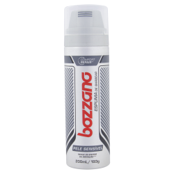 ESPUMA DE BARBEAR BOZZANO PELE SENSÍVEL FRASCO 200ML