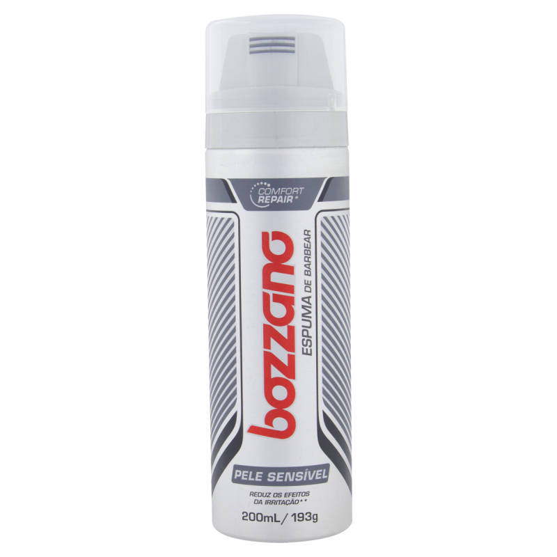 ESPUMA DE BARBEAR BOZZANO PELE SENSÍVEL FRASCO 200ML