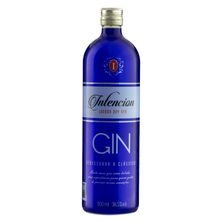 GIN LONDON DRY ZIMBRO INTENCION GARRAFA 900ML