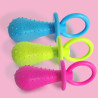 BRINQUEDO BORRACHA MINI CHUPETA 1PÇ 9,5CM ZN 0841