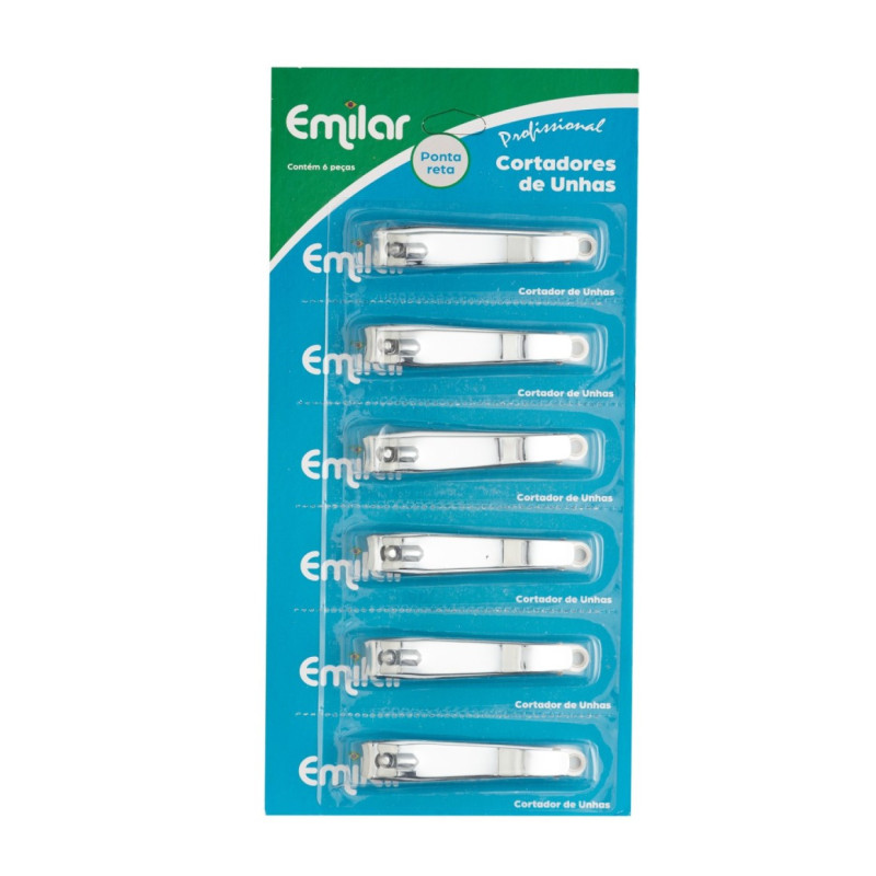 KIT CORTADOR DE UNHA DE(6PCS) EMILAR