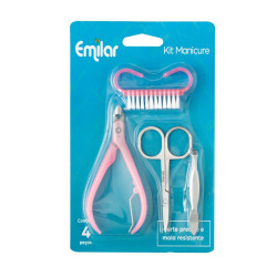 KIT MANICURE C/4PÇS EM9563