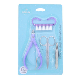 KIT MANICURE C/4PÇS EM9563