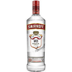 VODKA DESTILADA SMIRNOFF GARRAFA 998ML