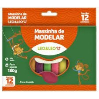 MASSA DE MODELAR AMIDO COM 12 CORES CADA REF4358